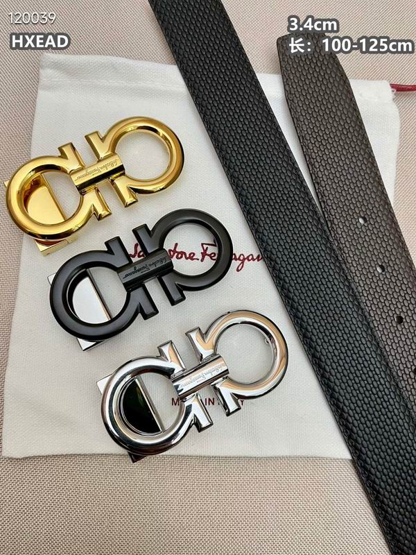 Ferragamo belt 35mmX100-125cm 8L072013